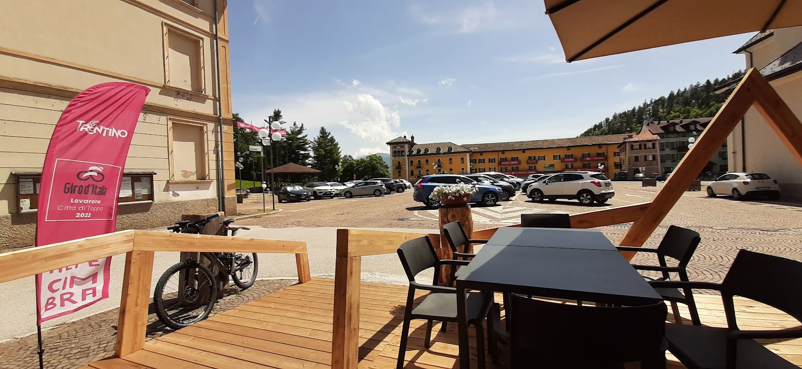 Plateatico verso la piazza di Lavarone